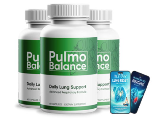 Pulmo Balance daily lung support bottles